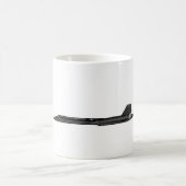 ロッキードSR-71Aのクロドリ コーヒーマグカップ (中央)