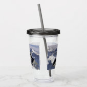 ロッキードSR-71Bブラックバード アクリルタンブラー (左)