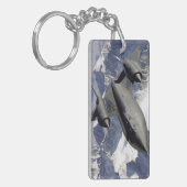 ロッキードSR-71Bブラックバード キーホルダー (正面左)