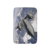 ロッキードSR-71Bブラックバード バスマット (正面縦)