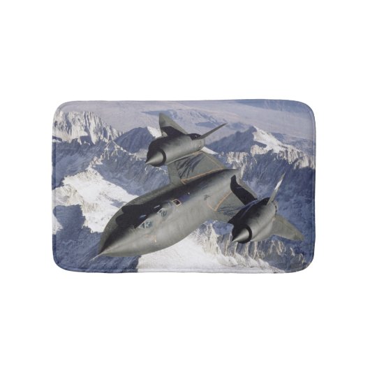 ロッキードSR-71Bブラックバード バスマット (正面)