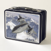 ロッキードSR-71Bブラックバード メタルランチボックス (裏面)