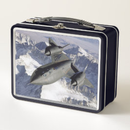 ロッキードSR-71Bブラックバード メタルランチボックス