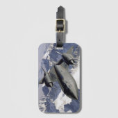 ロッキードSR-71Bブラックバード ラゲッジタグ (正面縦)