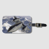 ロッキードSR-71Bブラックバード ラゲッジタグ (正面横)