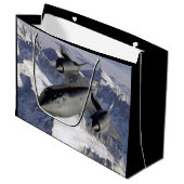 ロッキードSR-71Bブラックバード ラージペーパーバッグ (正面アングル)