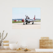 ロッキードT-33射撃、 発砲スターでショーAFB. ポスター (キッチン)