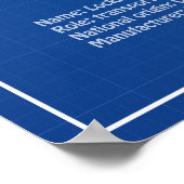 ロッキードVega 5B – 飛行機計画AD ポスター (角)