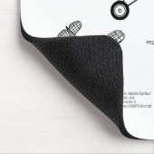 ロッキードVega 5B – 飛行機計画BD マウスパッド (コーナー)