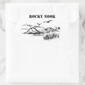 ロッキーヌーク塩ロックスシール 楕円形シール (バッグ)