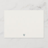 ロッキーパインマウンテンシースケープウェディングレセプション エンクロージャーカード (裏面)