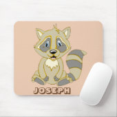 ロッキーパーソナライズされたラクーン マウスパッド (マウス)