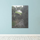 ロッキーヒルアットザローアーロヨセコ自然トレイル キャンバスプリント (インサイチュ (ウッドフロア))