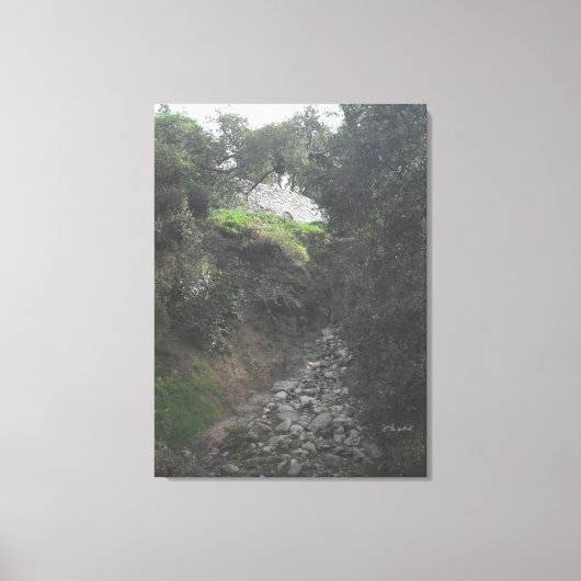 ロッキーヒルアットザローアーロヨセコ自然トレイル キャンバスプリント (正面)