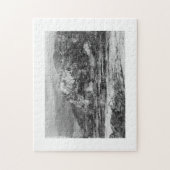 ロッキーヒルズとストリーム1890ウィリアムの風景 ジグソーパズル (縦)