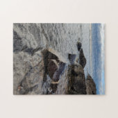 ロッキービーチレイクスーペリアカッパーハーバーミシガン ジグソーパズル (横)