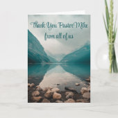 ロッキービーチ牧師の会衆からの感謝 サンキューカード (正面)