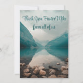 ロッキービーチ牧師の会衆からの感謝 サンキューカード (正面)
