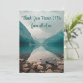 ロッキービーチ牧師の会衆からの感謝 サンキューカード (スタンド正面)