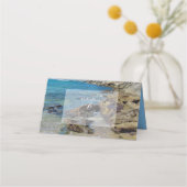 ロッキービーチ結婚式座席表 プレイスカード (裏面)