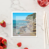 ロッキービーチ結婚式 スタンダードカクテルナプキン (インサイチュ)