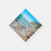 ロッキービーチ結婚式 スタンダードカクテルナプキン (角)