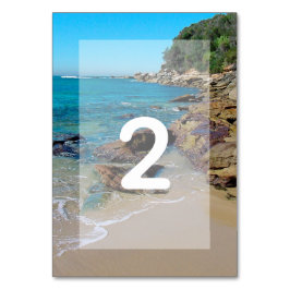 ロッキービーチ結婚式 テーブルナンバー