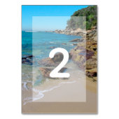 ロッキービーチ結婚式 テーブルナンバー (裏面)