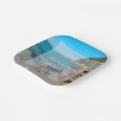 ロッキービーチ結婚式 ペーパープレート (傾斜あり)