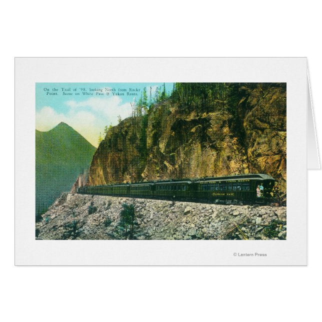 ロッキーポイントの北をトレイル、ホワイトパス&ユーコン (正面横)