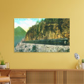 ロッキーポイントの北をトレイル、ホワイトパス&ユーコン キャンバスプリント (インサイチュ (リビング))