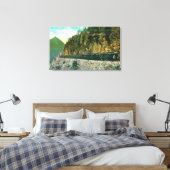 ロッキーポイントの北をトレイル、ホワイトパス&ユーコン キャンバスプリント (インサイチュ (寝室))