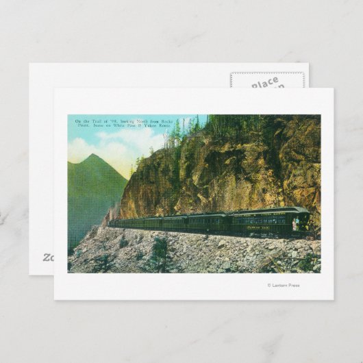 ロッキーポイントの北をトレイル、ホワイトパス&ユーコン ポストカード (正面/裏面)