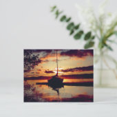 ロッキーポイントサンセットポストカード ポストカード (スタンド正面)