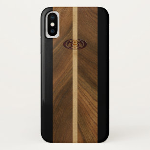 ロッキーポイントハワイアンウッフェイクドサーフボード iPhone X ケース