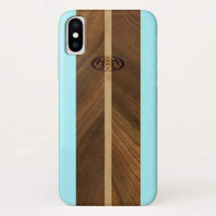 ロッキーポイントハワイアンウッフェイクドサーフボード iPhone X ケース