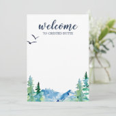 ロッキーマウンテンのバケーション レンタル ウェルカムレター (スタンド正面)