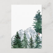 ロッキーマウンテンの結婚式 詳細カード エンクロージャーカード (裏面)