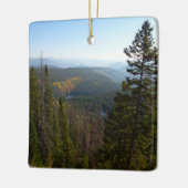 ロッキーマウンテンの見落とし早期秋 セラミックオーナメント (左)