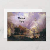 ロッキーマウンテンの風景 感謝のポストカード ポストカード (正面/裏面)