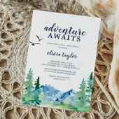 ロッキーマウンテンアドベンチャーが赤ちゃんのシャワーを待つ 招待状