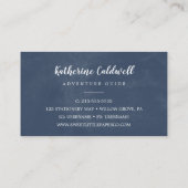 ロッキーマウンテンアドベンチャーガイドビジネスカード 名刺 (裏面)