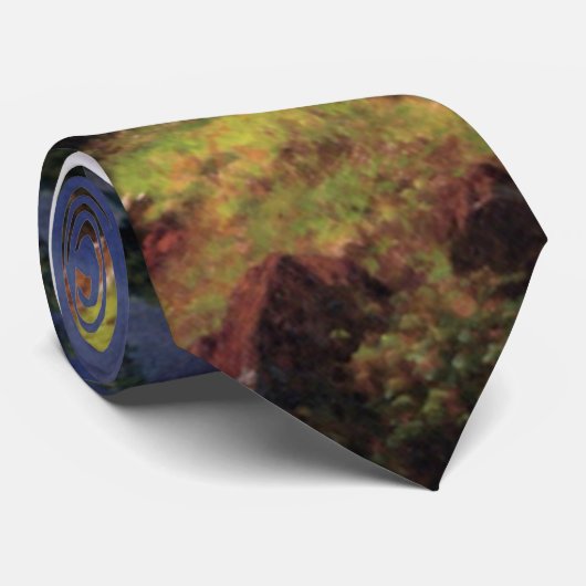 ロッキーマウンテンウォーターフォール – アルバートビエルシュタット ネクタイ (ロール)