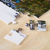 ロッキーマウンテンキャッスル – バンフカナダ ジグソーパズル (側面)