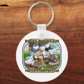 ロッキーマウンテンクラブロゴ キーホルダー (正面)
