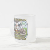 ロッキーマウンテンクラブロゴ フロストグラスマグカップ (正面左)