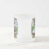 ロッキーマウンテンクラブロゴ フロストグラスマグカップ (中央)