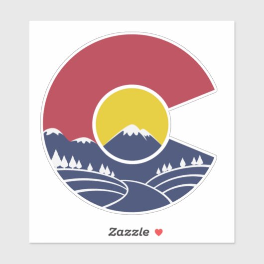 ロッキーマウンテンコロラドCカスタムカットステッカー シール (シート)