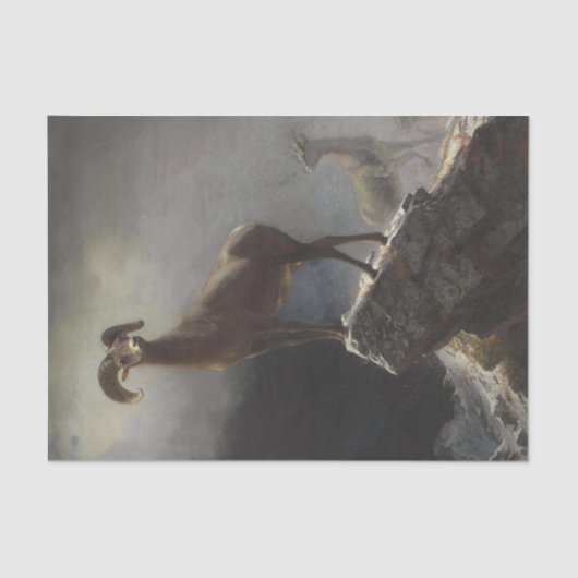 ロッキーマウンテンシープバイアルバートビエルシュタットデクページ 薄葉紙 (正面)