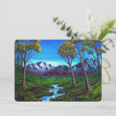 ロッキーマウンテンストリーム色彩の鮮やか抽象芸術 (スタンド正面)